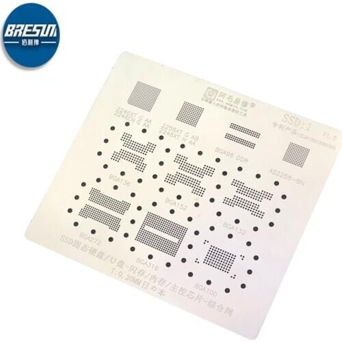 Amaoe SSD Stencil for Solid State U Disk Flash Memory BGA Stencil BGA 152 132 316 272 Main Control 2246 Stencil