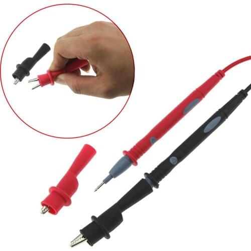 1 Pairs Alligator Crocodile Test Clips Clamps For Multimeter Tester Probe Test Lead Alligator Clips Electrical Clamp Testing