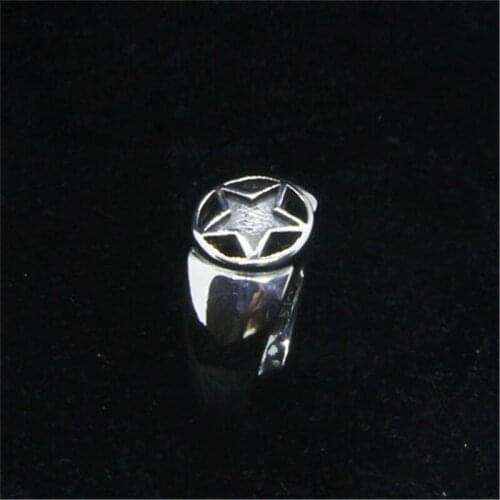 Size 6-10 Dropship 925 Sterling Silver Five-pointed star Ring Newest Lady Girls S925 Fashion Ring