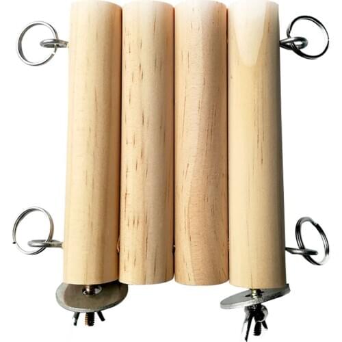 1PCS Small Animal Wood Platform Versatile Hamster Parrot Cage Stand Hamster Play Stand Funny Training Toys Cage Decor