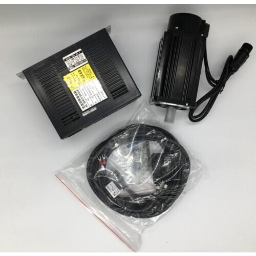 1000W AC Servo Motor Drive with Holding Brake 1KW 4NM 220V NEMA32 80mm Flange 2500R/Min Constant Torque MODbus RS485 RS232