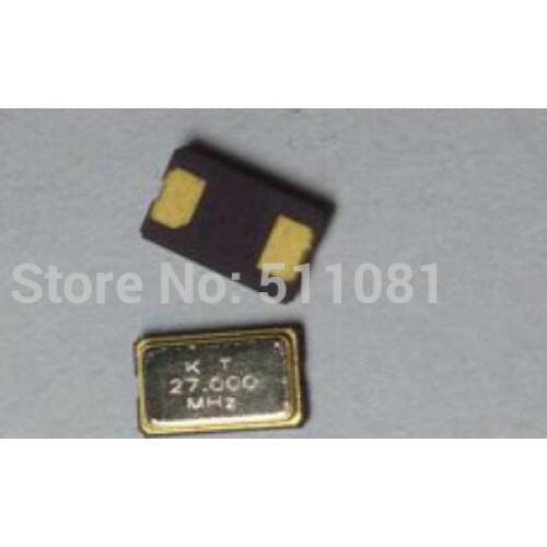 20pcs SMD Passive crystals 6035 27M 6*3.5 27MHZ 27.000MHZ 2P resonator