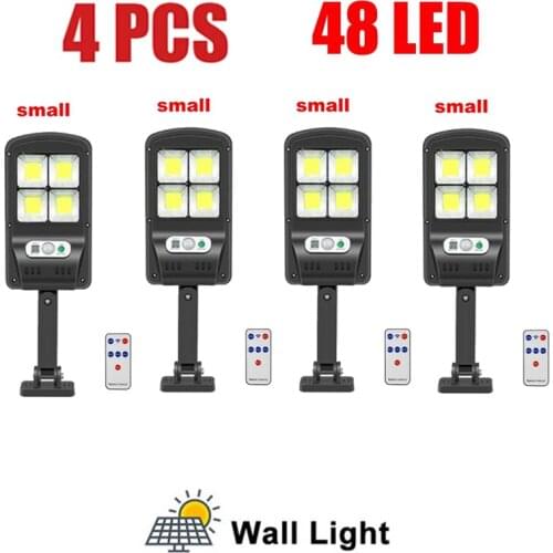 4pcs tabular oblong Solar Night Light soalr Lamp Garden Lantern Body Induction PIR Motion Sensor Separated Home Street Road Yard