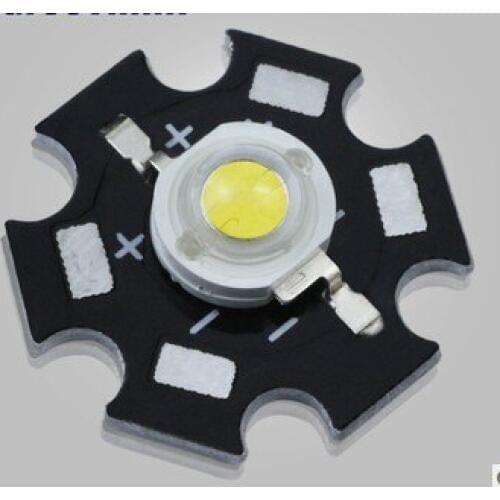 Promotion!1W high power led,100-110lm,35mil led chip (taiwan epistar chip) warm white 3000-3500K with heatsink