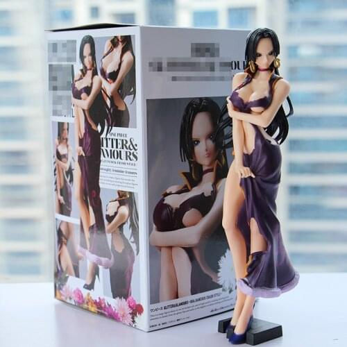 Anime PVC Limited Edition One Piece Sexy Dress Boa Hancock Action Figure Sexy Princess Model Toy Collectibles Gift W45