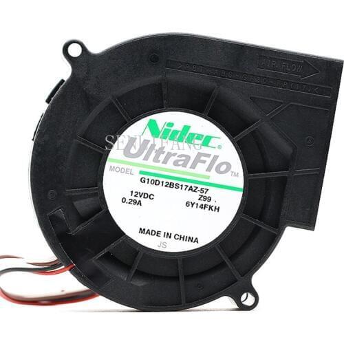 Free shipping NIDEC Original G10D12BS17AZ-57 12V 0.29A 9733 4-wire PWM Turbo Cooling Fan