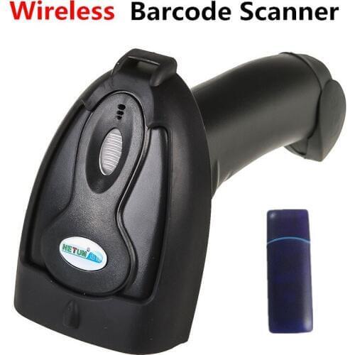 Wireless Barcode Scanner for Supermarket Retail Stores Express Bar code Reader Wireless Laser Barcode Gun