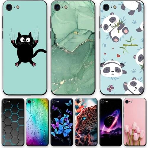 For iPhone 7 8 Case Phone Back Cover For iPhone 6 6S 6Plus 6sPlus Soft TPU Silicone Case For iPhone 5 5s SE 7 Plus 8 Plus
