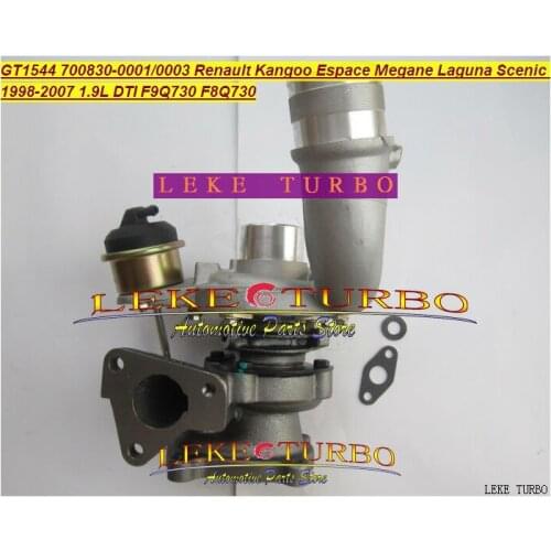 GT1544S 700830 700830-0001 700830-0003 53039700014 Turbo For Renault Kangoo Espace Megane Laguna Scenic 98- F9Q F8Q730 1.9L DTI