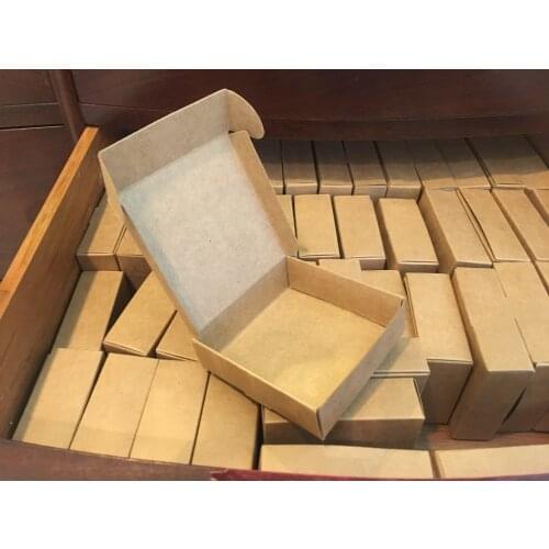 Kraft paper Thick Custom kraft cardboard box gift packaging box carton brown paper small box
