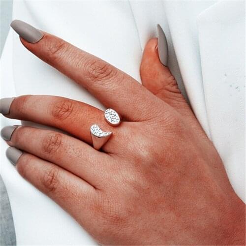 Women's Silver Rings Mango sky China