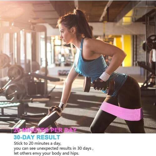 Tension with fitness yoga with elastic band squats beautiful buttock boo circle resistance with indoor training