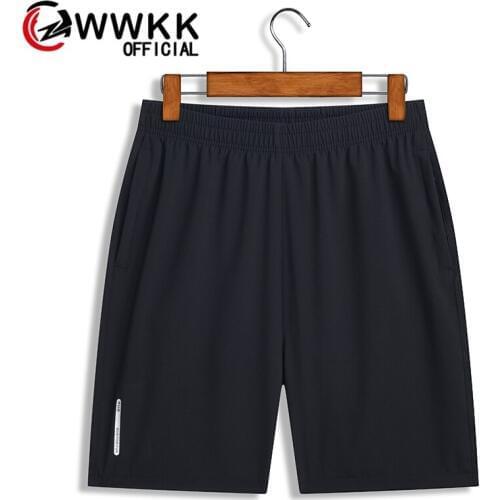 WWKK New 2020 Summer Mens Fitness Bodybuilding Breathable Short Gyms Men Casual Joggers Shorts Large size L-8XL Wholesale