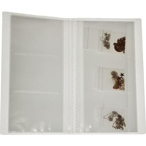 Transparent Jewelry Storage Book Organizer Jewelry Storage Album For Rings Necklace Bracelets Stud And Earrings Household