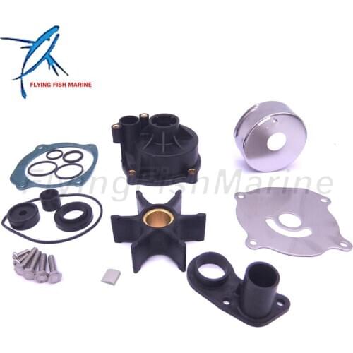 Outboard Engine 5001594 0390768 0392750 0395062 0434421 0391637 0393082 Water Pump Repair Kit with Housing for Evinrude Johnson