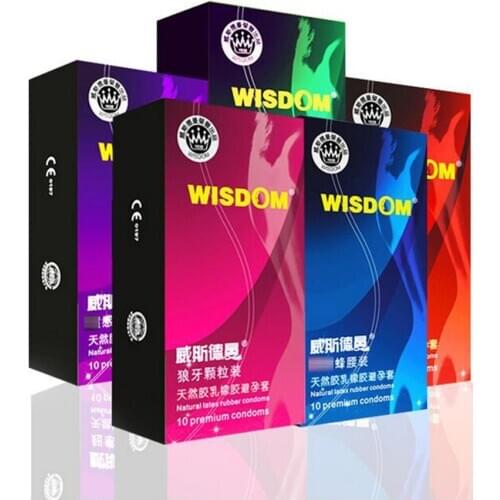 HOT 10pcs Natural Latex Condoms Penis Extensions Sleeve Stimulation Condoms Contraception Erotic Sex Products For Men