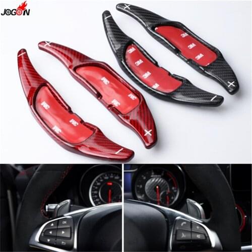 Carbon Fiber Steering Wheel Paddle Extension Shifter For Mercedes Benz A45 CLA45 C63 CLS63 GLA45 GLE63 G63 GLS63 SL63 S65 2016