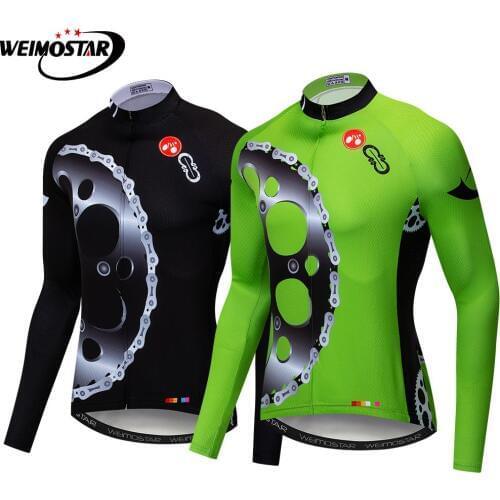 Cycling Jersey Long SleevePro Team Men Racing Sport Bicycle Bike Clothing MTB Bike Jersey Mallot Ciclismo Autumn Spring