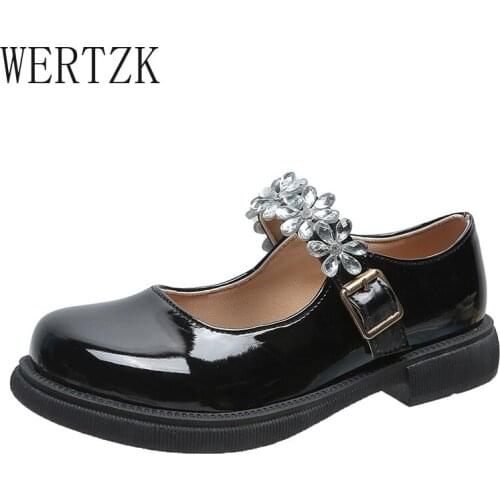 Wertzk Women's Shoes With A Strap