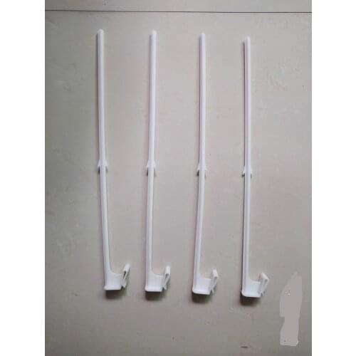 Xvggdg Car flagpole 10pcs 43cm Clip-on plastic flagpole Window car flag pole frame window flag