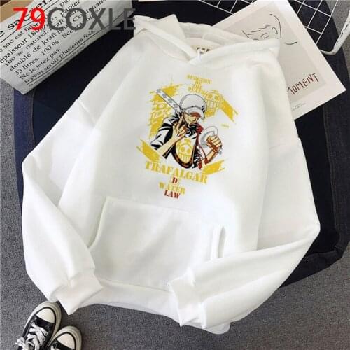 One Piece hoodies women grunge y2k aesthetic Korea 2021 female hoddies Korea anime
