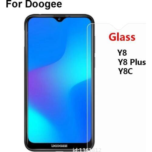 2PCS Doogee Y8 Y8C Plus Tempered Glass 9H High Quality Protective Film Explosion-proof Screen Protector For Doogee Y 8 C Plus