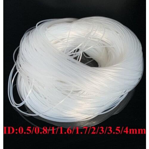 5M/10M Transparent Flexible Silicone Tubing ID 0.5 1 1.5 2 2.5 3 3.5 4 mm Food Grade Tube Pipe Temperature Resistance Nontoxic