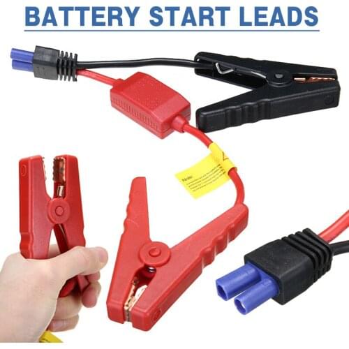 Emergency 12V Battery Start Leads Car Jump Starter Leads Universal Car Starter Power Supply Air Booster Charger Leads