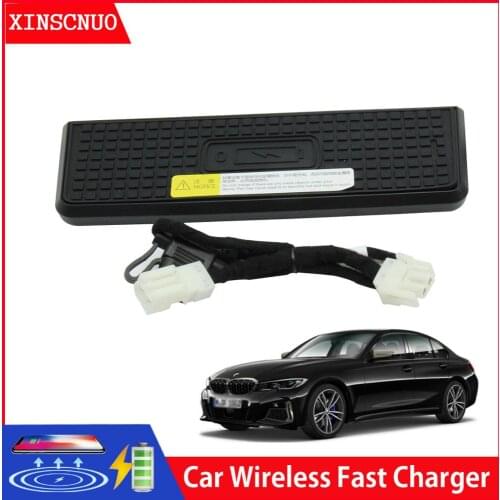Car Accessories For BMW 3 Series F30/F31/F35 2016-2019 Wireless Charger Fast Charging Module Wireless Onboard Car Charging Pad