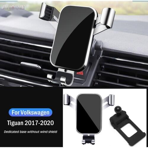 Car Mobile Phone Holder Special Mounts GPS Stand Navigation Bracket For Volkswagen VW Tiguan MK2 II 2017-2020 Car Accessories