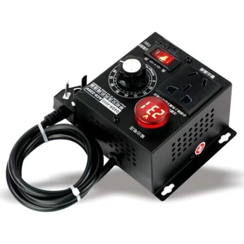 Voltage Display AC 220V 4000W SCR Electronic Voltage Regulator Electric tool Motor Speed Controller