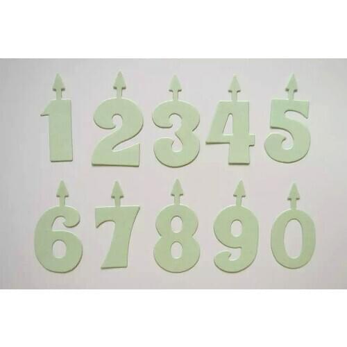 DIY Digital Scrapbooking Symbol Dies Birthday Number Sign Decorative Metal Crafts Dies Cutter Arrow Candle Die Template DM-950