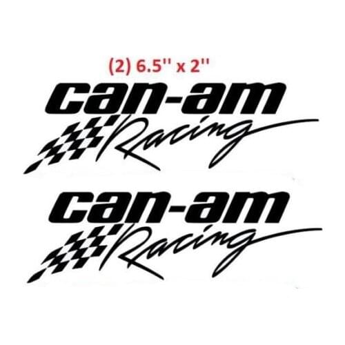 For (2Pcs) 2 X BRP CAN-AM RACING STICKER OUTLANDER MAVERICK COMMANDER STICKER