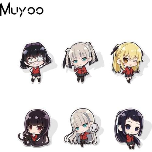2021 New Arrival Kakegurui Anime Characters Epoxy Badge Handcraft Acrylic Lapel Pins