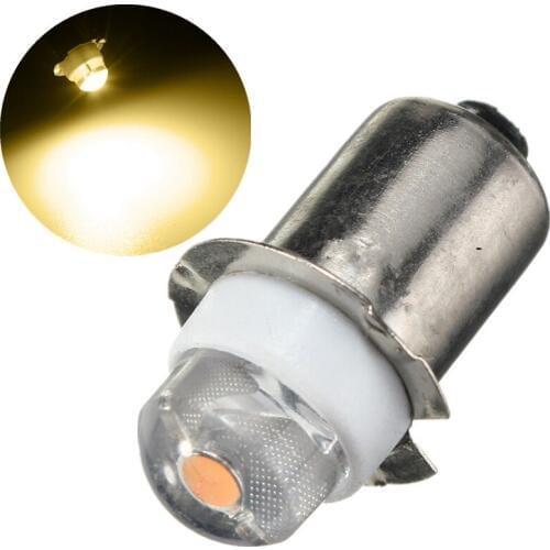 1pcs DC3-18V P13.5S PR2 0.5W For Focus Flashlight Replacement Bulb Torches Work Light Lamp 30Lumen Warm White