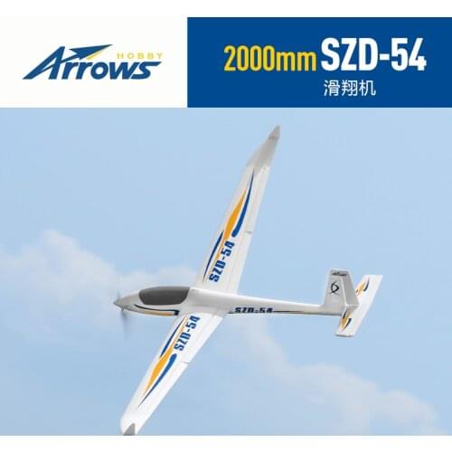 Blue Arrow Navigation 2000MMSZD-54 Outdoor Foam Glider Fixed Wings Assembled Electric Remote Control Model Aircraft