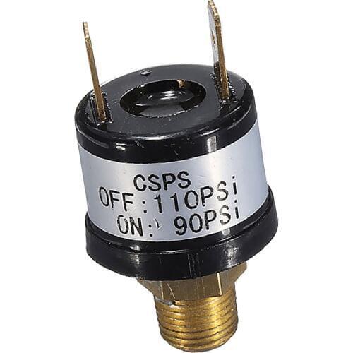 12V 3.5A Horn Compressor Air Pressure Switch Rated 90-110PSI For High-pressure Air Horns Train Horns Air Suspension Compressors