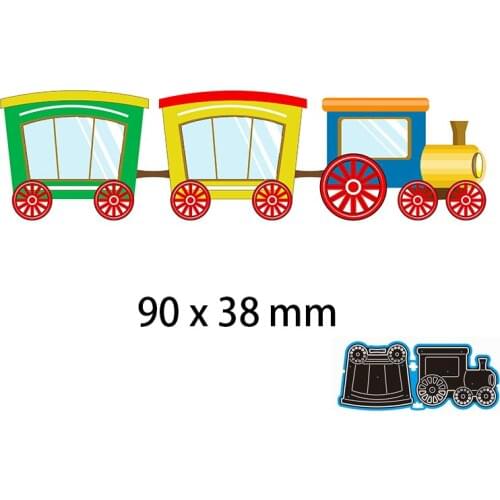 90*38mm Small Cute Train Metal cutting Dies Craft Embossing Scrapbooking paper craft Greeting Card