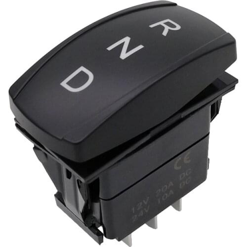 12V20A24V10A Modified RV Yacht Switch RND ON OFF ON Self Locking Car Rocker Switch