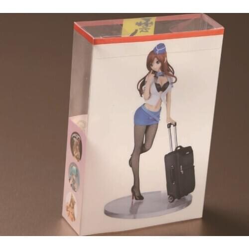 Food Grade Custom Transparent PET Plastic Clear Decorative Wedding Square Cake Box with logo ---PX20360