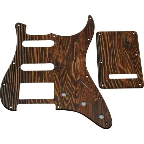 Dopro Various colors 3D Printed Plastic Pickguard ST Style HSS Guitar Pickguard Scratch Plate,Trem Cover, Screws