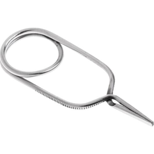 Fly Tying Hackle Pliers Stainless steel Fly Tying Tools, Fly Tying Materials