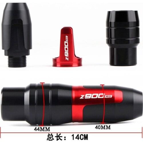 Applicable to Kawasaki Z900rs 17-20 Modified Exhaust Pipe Schock-Resistant Ball Schock-Resistant Stick Anti-Fall Rubber Bumper