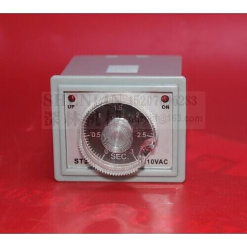 Heating time delay relay for impulse sealer thermal time-delay switch Countdown timer pulse delay unit timer ST3 110V or 220V