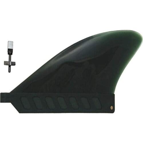 SaruSURF US Box Center River & surf SUP fin Safety Flex Soft 3" for SUP Longboard airSUP Black