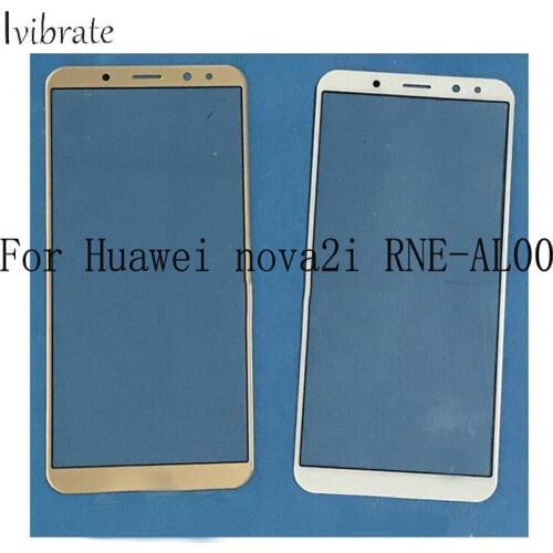 2pcs A+Quality For Huawei nova2i TouchScreen For nova 2i Digitizer Touch Screen Glass panel Without Flex Cable Replacement