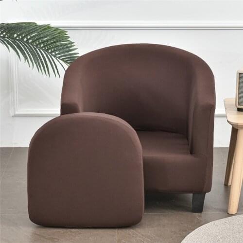 All Seasons Stretch Single Sofa Cover Home Couch Chair Protector Office Club Coffee Shop All-inclusive Armchair Cover