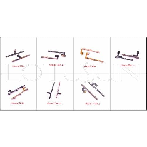 1pcs Power On/Off Key Volume Up/Down Side Button Flex for xiaomi Mix 1 2 MaX 1 2 Note 1 2 3