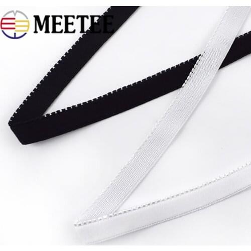 10/20M 12mm Elastic Bands Suede Bra Underwear Shoulder Strap Rubber Band DIY Sewing Pants Clothes Accessories