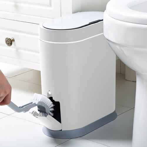Automatic Smart Trash Can Sensor Bathroom Waterproof Creative Electric Trash Can Kitchen Cubo Basura Household Products DG50WB